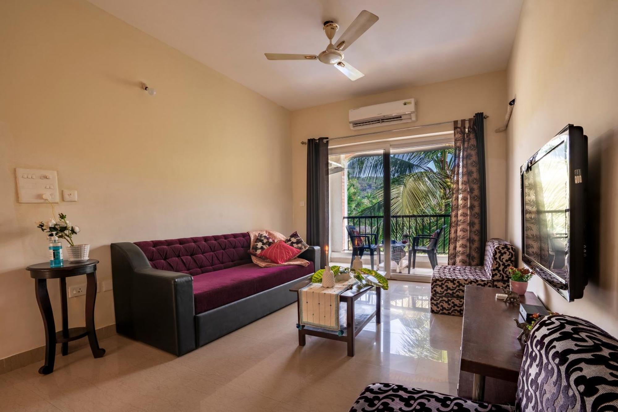 Goa Chillout Apartment - 1Bhk, Baga Zewnętrze zdjęcie